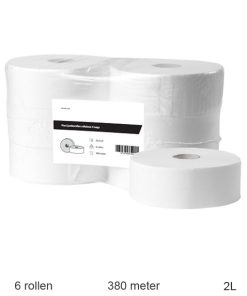 Toiletpapier Maxi Jumborollen 2-laags Cellulose